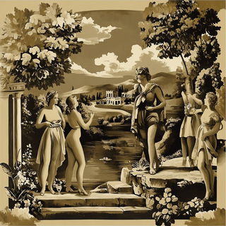 Tealscar Surrealism style, Midjourney V6.1: classical 18th-century oil painting