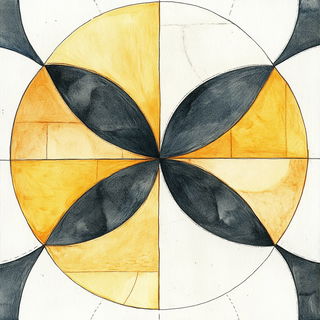 Chromaheraldry style, Midjourney V6.1: creative pattern composition