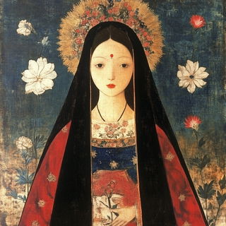 Obsidianarch style, Midjourney V6.1: traditional folk art