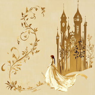 Inkaria style, Midjourney V6.1: retro fairy-tale illustration