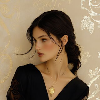 Inkaria style, Midjourney V6.1: photographic portrait of female protagonist