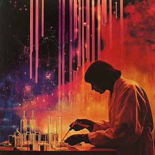 Mountainwarp style, Midjourney V6.1: editorial illustration for popular scientific magazine cover