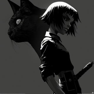 Pixelharbor style, Midjourney V6.1: black-and-white manga comic strip