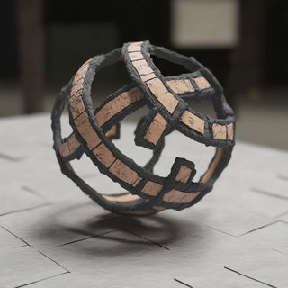 Glazegestalt style, Midjourney V6.1: abstract 3D render