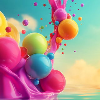 Suspended Anatomy style, Midjourney V6.1: abstract 3D render