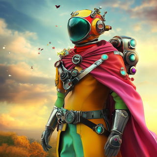 Suspended Anatomy style, Midjourney V6.1: concept art character design of retropunk steam knight
