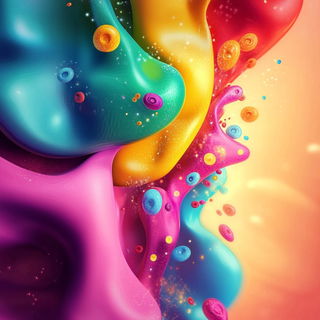 Suspended Anatomy style, Midjourney V6.1: creative pattern composition