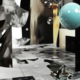 Sundervane style, Midjourney V6.1: abstract 3D render