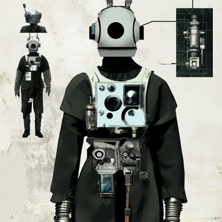 Sundervane style, Midjourney V6.1: concept art character design of retropunk steam knight