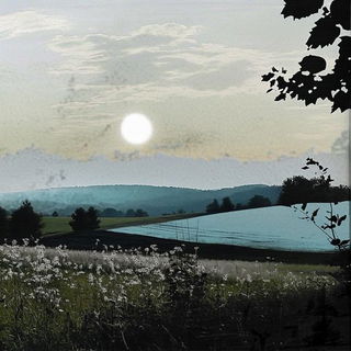 Sundervane style, Midjourney V6.1: realistic landscape photograph of quiet dawn