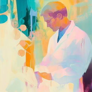 Redwood Arabesque style, Midjourney V6.1: editorial illustration for popular scientific magazine cover