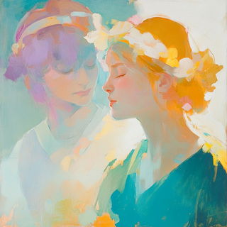 Redwood Arabesque style, Midjourney V6.1: classical 18th-century oil painting
