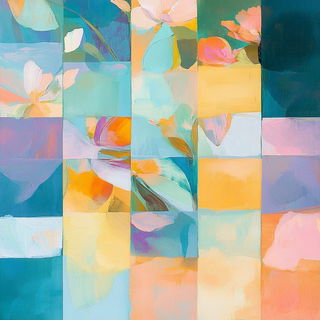 Redwood Arabesque style, Midjourney V6.1: creative pattern composition