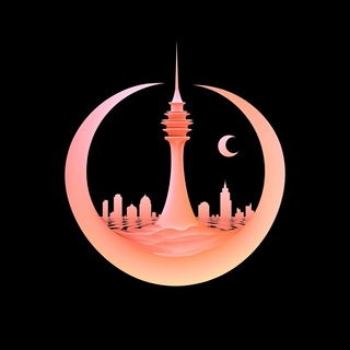 Monitorhead Expressionism style, Midjourney V6.1: bold minimalist logo design for Istanbul city municipal services