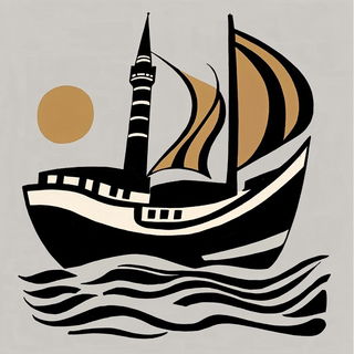 Electrum Cloudstairs style, Midjourney V6.1: bold minimalist logo design for Istanbul city municipal services