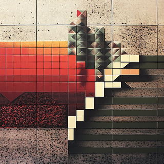 Sporeburst Figures style, Midjourney V6.1: creative pattern composition