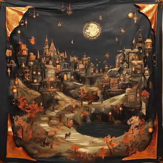 Floracelestia style, Midjourney V6.1: traditional folk art