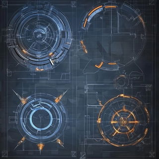 Floracelestia style, Midjourney V6.1: technical infrastructure blueprint schematics