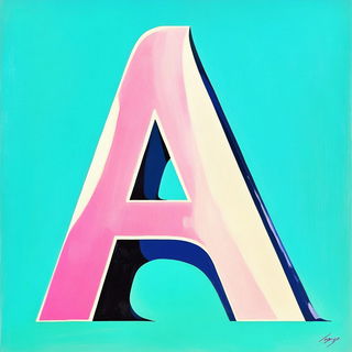 Decklewave style, Midjourney V6.1: typographic composition with large letters