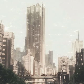 Chrysocobalt style, Midjourney V6.1: megacity with futuristic bioarchitecture