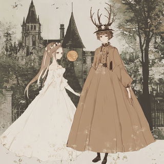 Chrysocobalt style, Midjourney V6.1: retro fairy-tale illustration