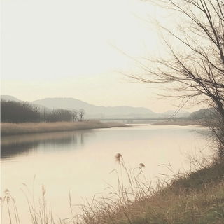 Chrysocobalt style, Midjourney V6.1: realistic landscape photograph of quiet dawn