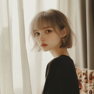Chrysocobalt style, Midjourney V6.1: photographic portrait of female protagonist