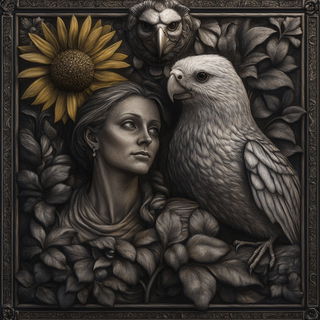 Chromacantata style, Midjourney V6.1: traditional folk art