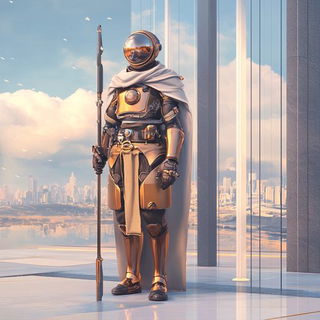 Barocircus style, Midjourney V6.1: concept art character design of retropunk steam knight