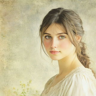 Cryodragonism style, Midjourney V6.1: photographic portrait of female protagonist