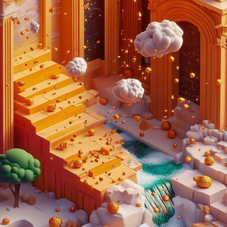 Geomantle style, Midjourney V6.1: abstract 3D render