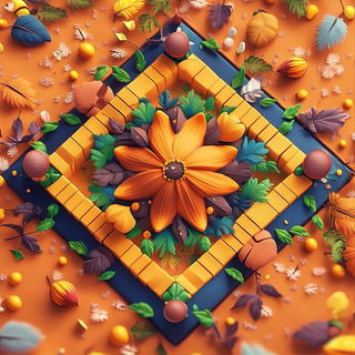 Geomantle style, Midjourney V6.1: creative pattern composition