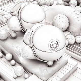 Chromafragism style, Midjourney V6.1: abstract 3D render