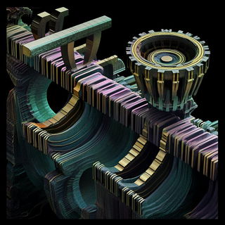 Squallbridge Illustrative style, Midjourney V6.1: abstract 3D render