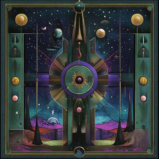 Squallbridge Illustrative style, Midjourney V6.1: traditional folk art