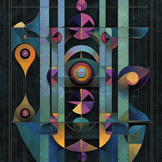 Squallbridge Illustrative style, Midjourney V6.1: creative pattern composition