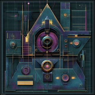 Squallbridge Illustrative style, Midjourney V6.1: technical infrastructure blueprint schematics