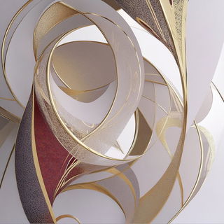 Cryocursive style, Midjourney V6.1: abstract 3D render