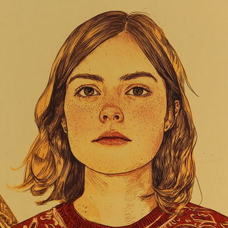 Inkroot Palimpsest style, Midjourney V6.1: photographic portrait of female protagonist