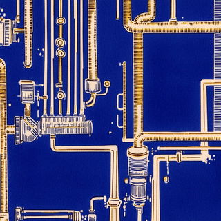 Inkroot Palimpsest style, Midjourney V6.1: technical infrastructure blueprint schematics
