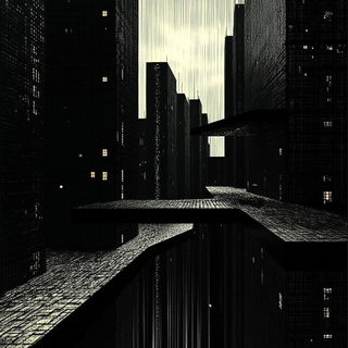 Icebind style, Midjourney V6.1: megacity with futuristic bioarchitecture
