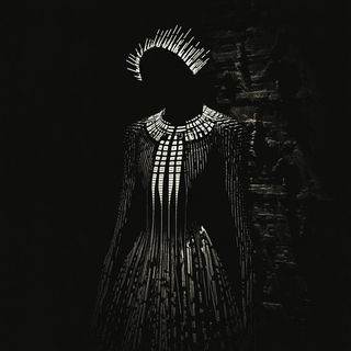 Icebind style, Midjourney V6.1: haute-couture fashion outfit