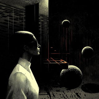 Icebind style, Midjourney V6.1: editorial illustration for popular scientific magazine cover