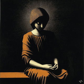 Icebind style, Midjourney V6.1: classical 18th-century oil painting