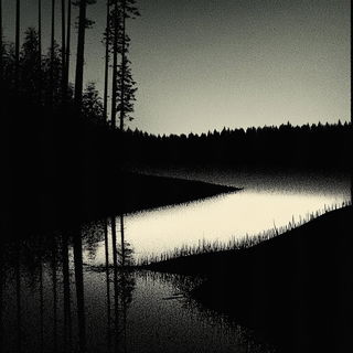 Icebind style, Midjourney V6.1: realistic landscape photograph of quiet dawn