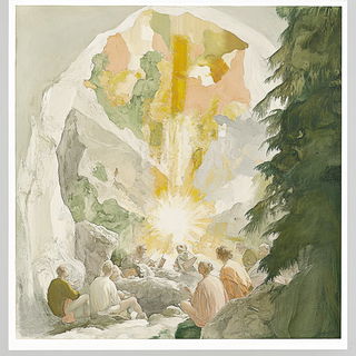Bifrost Monolithism style, Midjourney V6.1: classical 18th-century oil painting