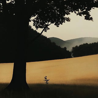 Cloudstep Alpinism style, Midjourney V6.1: realistic landscape photograph of quiet dawn