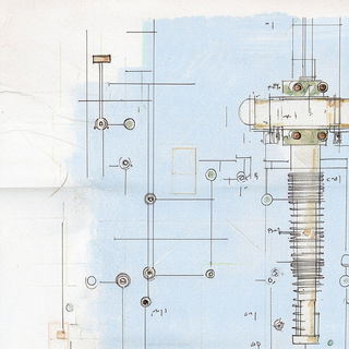 Aurorafolk style, Midjourney V6.1: technical infrastructure blueprint schematics