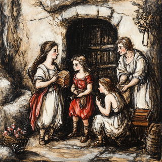 Pastelarchipelago style, Midjourney V6.1: classical 18th-century oil painting