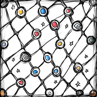 Pastelarchipelago style, Midjourney V6.1: creative pattern composition